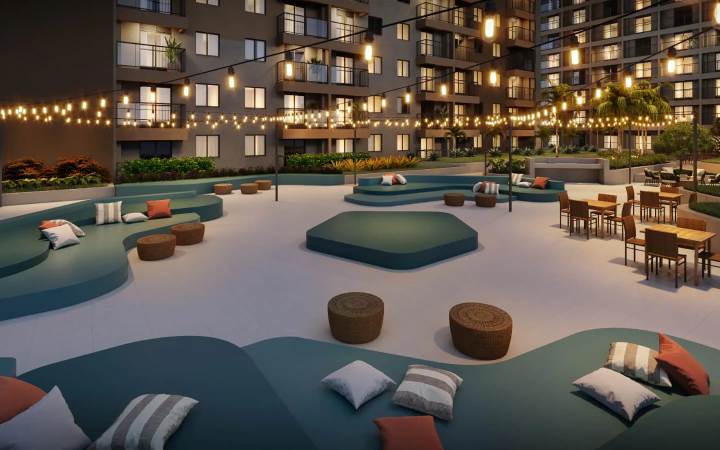 Área de lazer do Residencial Pixinguinha