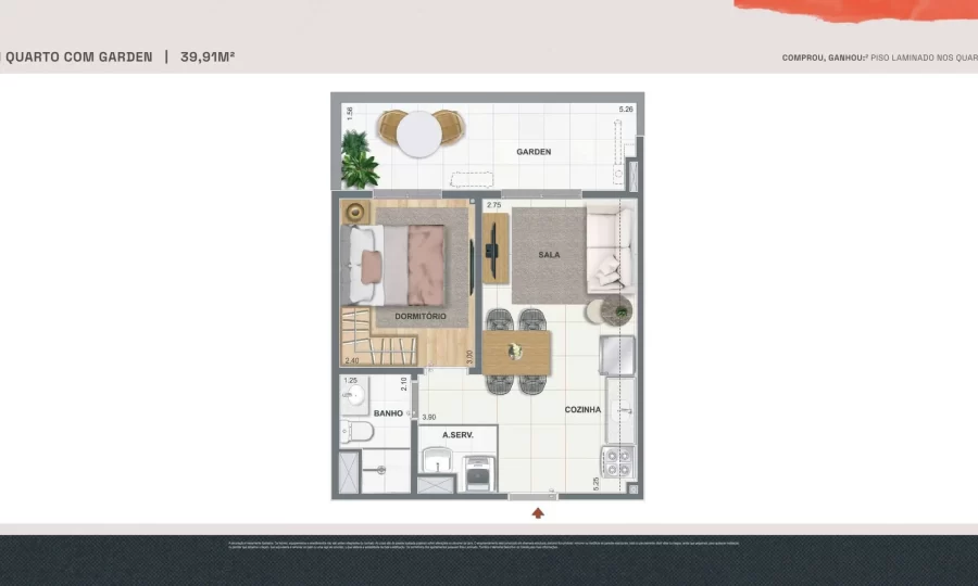 Residencial Pixinguinha planta 4