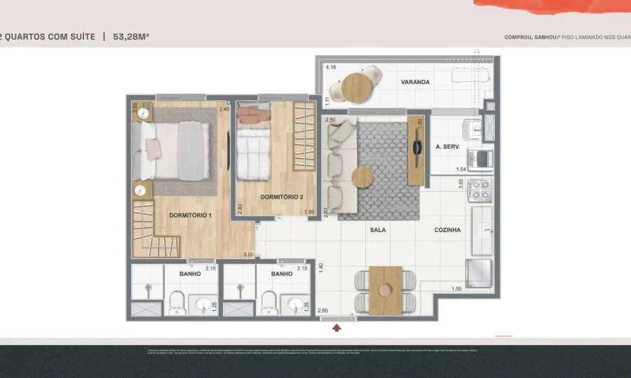 Residencial Pixinguinha planta 6