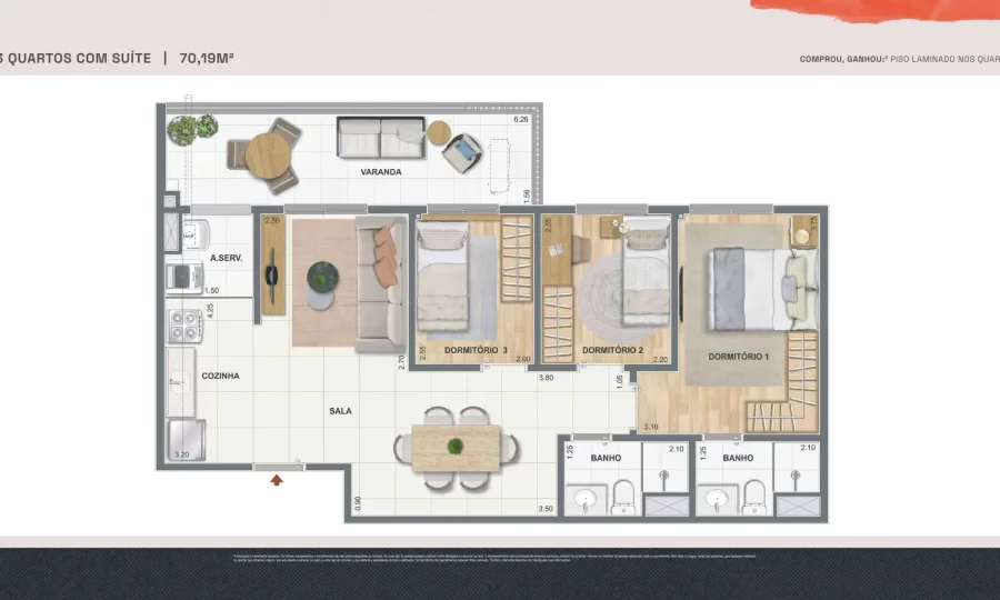 Residencial Pixinguinha planta 7