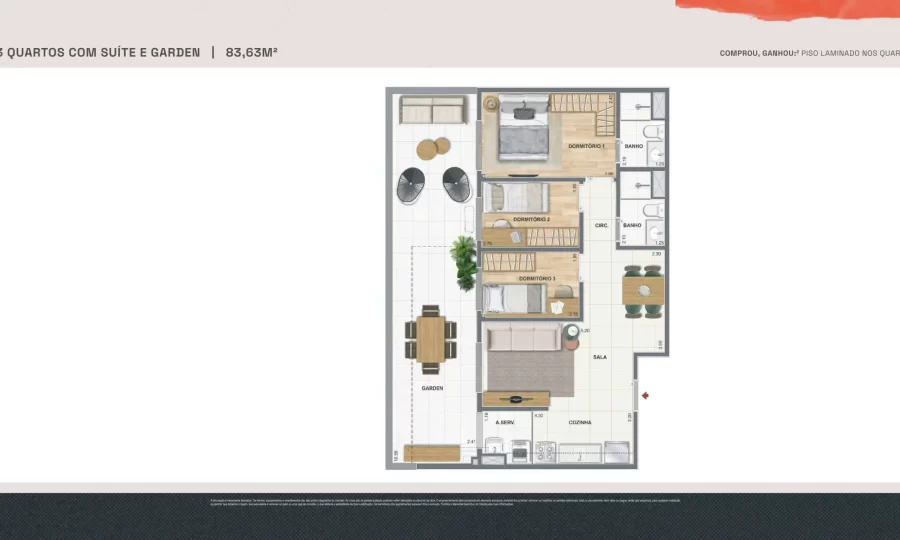 Residencial Pixinguinha planta 8